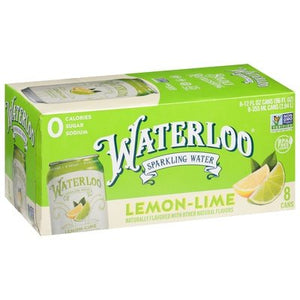 Waterloo Lime Sparkling Water 3/8/12 OZ [UNFI #59943]