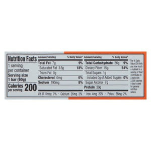 No Cow Chocolate Peanut Butter Bar 12/2.12 OZ [UNFI #83366]