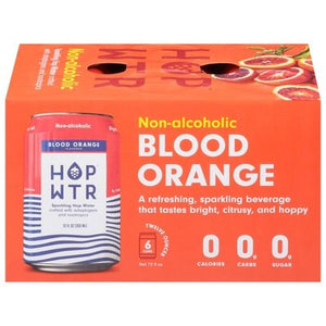 Hop Wtr Blood Orange 4/6/12 OZ [UNFI #85168] T