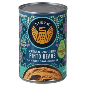 Siete Beans Pinto Refried 12/16 OZ [UNFI #04831]