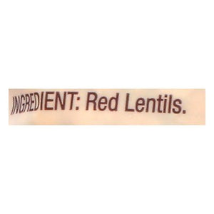 Bobs Beans Red Lentils 4/27 OZ [UNFI #32513]