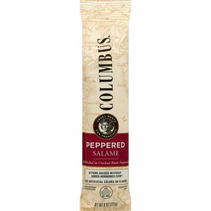 Columbus Salame Peppered 8 Oz Chub 12/8 Oz [Peterson #26201]