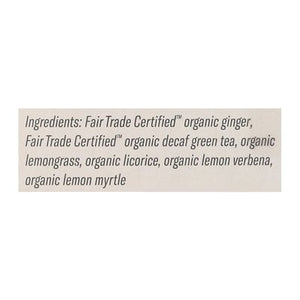 Numi Tea Decaf Ginger Lemon 6/16 Bag [UNFI #32351]