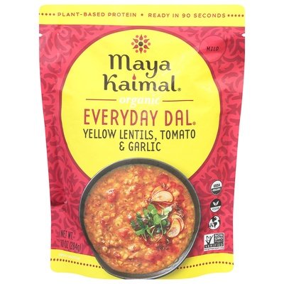 Maya Kaimal Lentils With Tomato & Garlic 6/10 Oz [UNFI #12509]