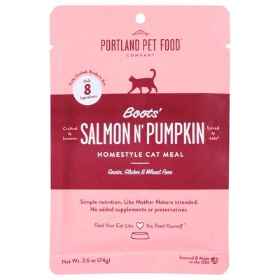 Portland Pet Food Company Salmon N` Pumpkin 12/2.6 Oz [UNFI #10893]
