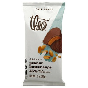 OG2 Theo Chocolate Milk Choc Pb Cups 12/1.3 OZ [UNFI #42359]