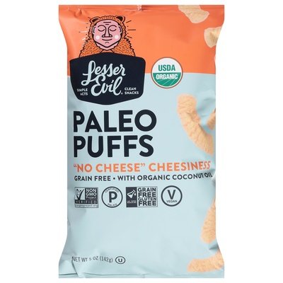 OG2 Lesserevil Grain Free Paleo Pfs No Chs 9/5 OZ [UNFI #77990]