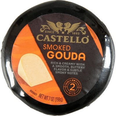 Castello Gouda Smoked Round 12/7 Oz [Peterson #29035]