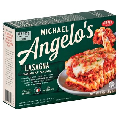 Michael Angelos Lasagna/Meat Sauce 8/11 Oz [UNFI #20811]