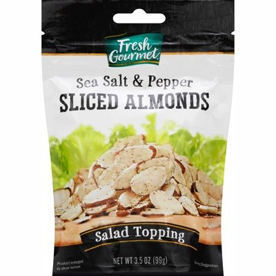 F.G.SLCD ALMOND SALT & PE 9/3.5OZ [Charlies #034-00210]