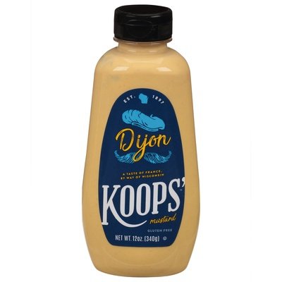 Koops White Wine Dijon Mustard 12/12 Oz [UNFI #48307]