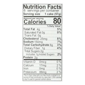 G.Lites Vegi Sprfd Cakes 8/12 OZ [UNFI #52488]