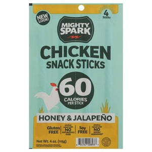 Mighty Spark Jalepeno Honey Snack Sticks 8/4 Oz [UNFI #78513]