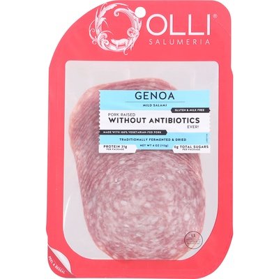 Olli Salami Genoa Presliced 20/4 Oz [Peterson #26270]