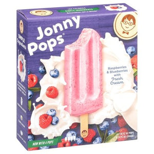 Jonnypops Ras/Blu Bar 4P 6/8.25 OZ [UNFI #95368]