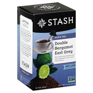 Stash Tea Double Bergamot Earl Grey 6/18 BAG [UNFI #29221]