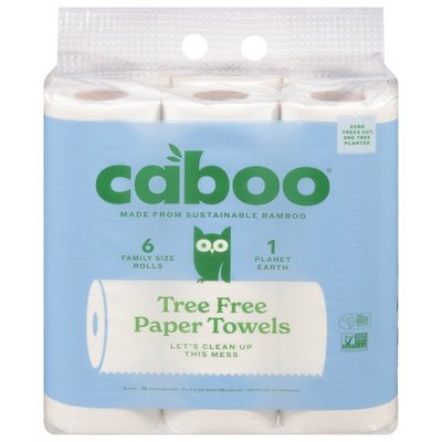 Caboo Paper Towels 4/6 Pk [UNFI #89256]