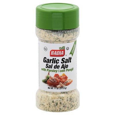 Badia Spices Garlic Salt With Parsley 12/11 Oz [UNFI #32336]