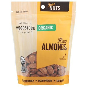 OG1 Woodstock Almonds Raw 8/7.5 OZ [UNFI #06748]