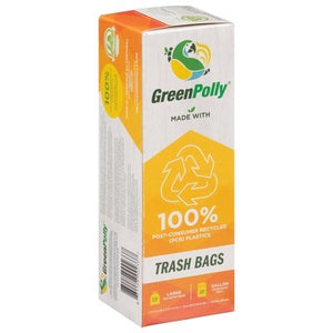 Greenpolly Bags Trash 30 Gallon 12/10 CT [UNFI #55925] T