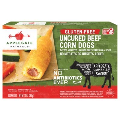 Af Gf Beef Corn Dogs 12/10 OZ [UNFI #79621]