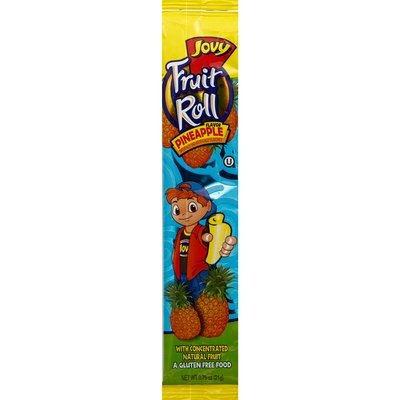 JOVY,FRUIT ROLL PINEAPPLE 48/.75OZ [Charlies #033-05205]