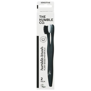 Humble Co Soft Black&White Toothbrush 6/2 CT [UNFI #11802] T