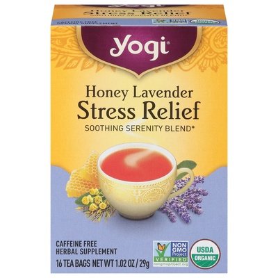 OG3 YOGi Tea Stress Relf Honey Lavender 6/16 BAG [UNFI #23991]