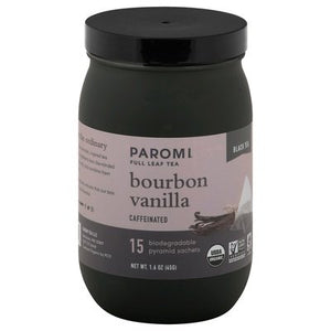 Paromi Tea Bourbon Vanilla Black Tea 6/15 Ct [UNFI #21538]
