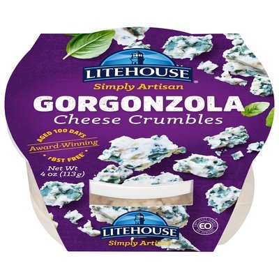 LITEHSE,GORGONZOLA CRUMBL 6/4OZ [Charlies #019-04308]