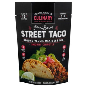 Urban Accents Street Taco Mix, Plant Based 6/3.4 Oz [UNFI #24592]