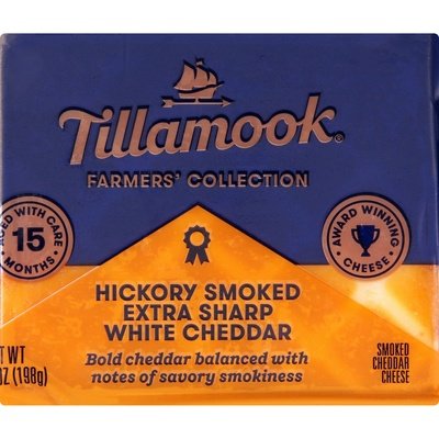 Tillamook Hickory Smkd Ex Sharp Wht Cheddar 12/7 Oz [Peterson #24516]