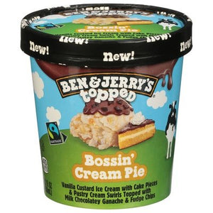 Ben & Jerrys Bossin Cream Pie 8/15.2 Oz [UNFI #82944]