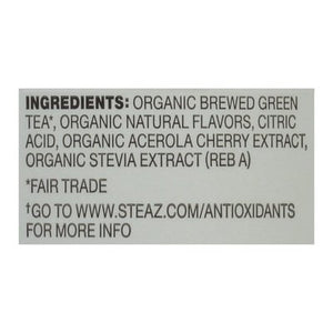 Steaz Zero Cal Iced Tea Half Half 12/16 OZ [UNFI #86553]