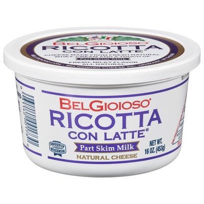 Bel Gioioso Ricotta Con Latte Part Skim 6/16 Oz [Peterson #11275]