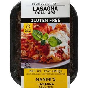 Maninis Gluten Free Lasagna Roll Ups G F Retail 6/12 Oz [Peterson #30476]
