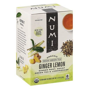 Numi Tea Decaf Ginger Lemon 6/16 Bag [UNFI #32351]