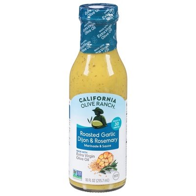 California Olive Ranch Rstd Garlic Dijon Rosemary Marinade/Sauce 6/10 Oz [UNFI #83845]