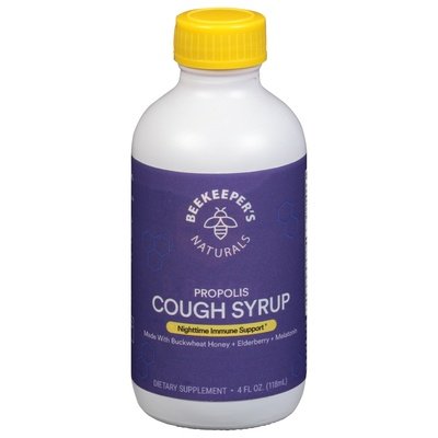 Beekeepers Naturals Nighttime Cough Syrup 4 OZ [UNFI #00317] T