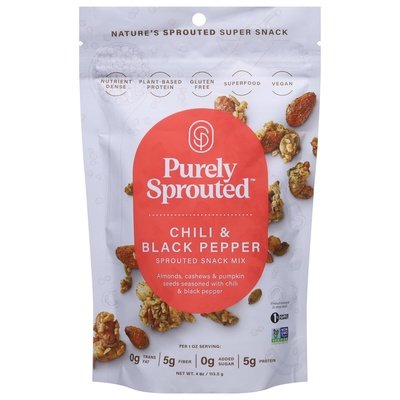 Purely Sprouted Chili & Black Pepper 6/4 Oz [UNFI #83723]