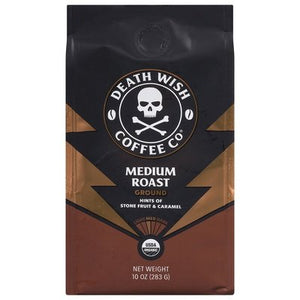 Death Wish Coffee  Medium Roast Ground Coffee 6/10 Oz [UNFI #45931]