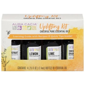 Aura Cacia Essential Oil, Uplifting Kit 1 KIT [UNFI #65434] T