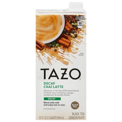 Tazo Dcf Chai Tea Latte  6/32 OZ [UNFI #14703]