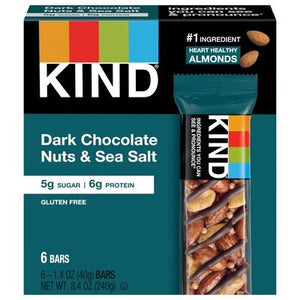 Kind Dark Choc Nuts Sea Salt Bar 10/6/1.4 Oz [UNFI #40804]