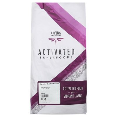 Living Intentions Sprouted Almonds, Unsalted 15 Lb [UNFI #00789]