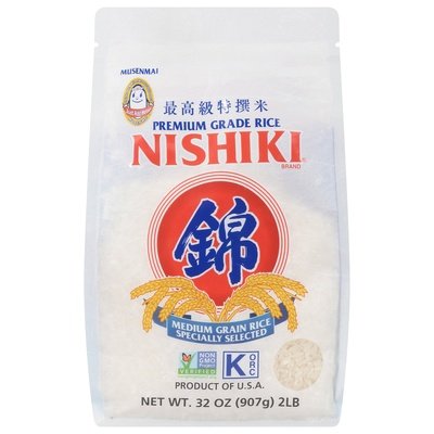 Nishiki Med Grain Rice 12/2 LB [UNFI #33516]