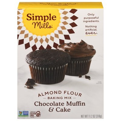 Simple Mills Choc Muffin & Cake Baking Mix 6/11.2 Oz [UNFI #83168]
