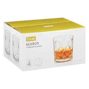 True Scotch Glasses 4/4 CT [UNFI #15236] T