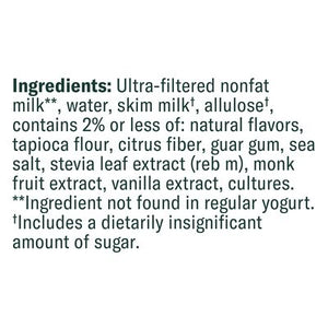 Chobani Vanilla Yogurt - Zero Sugar 6/32 OZ [UNFI #11249]