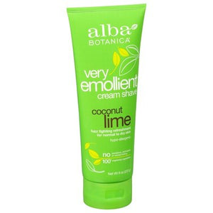 Alba Bot Shave Cream Coconut Lime 8 OZ [UNFI #56100] T